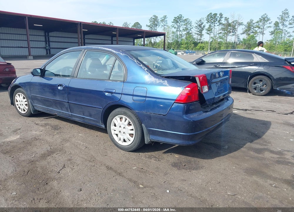 2004 HONDA CIVIC LX VIN: 2HGES16514H515830