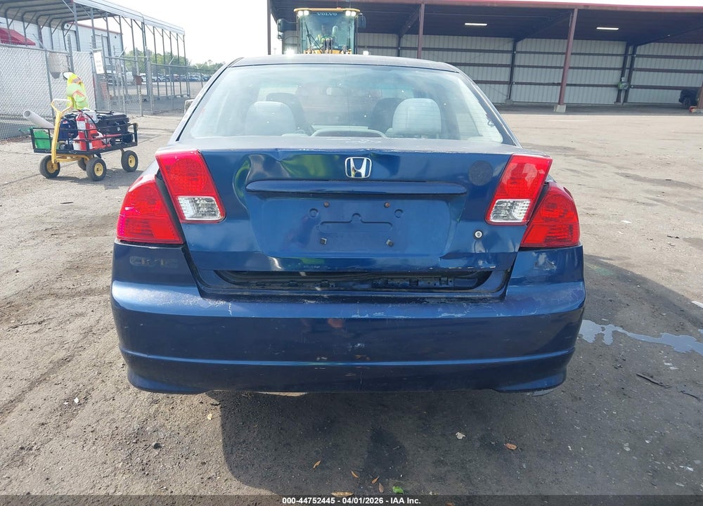 2004 HONDA CIVIC LX VIN: 2HGES16514H515830