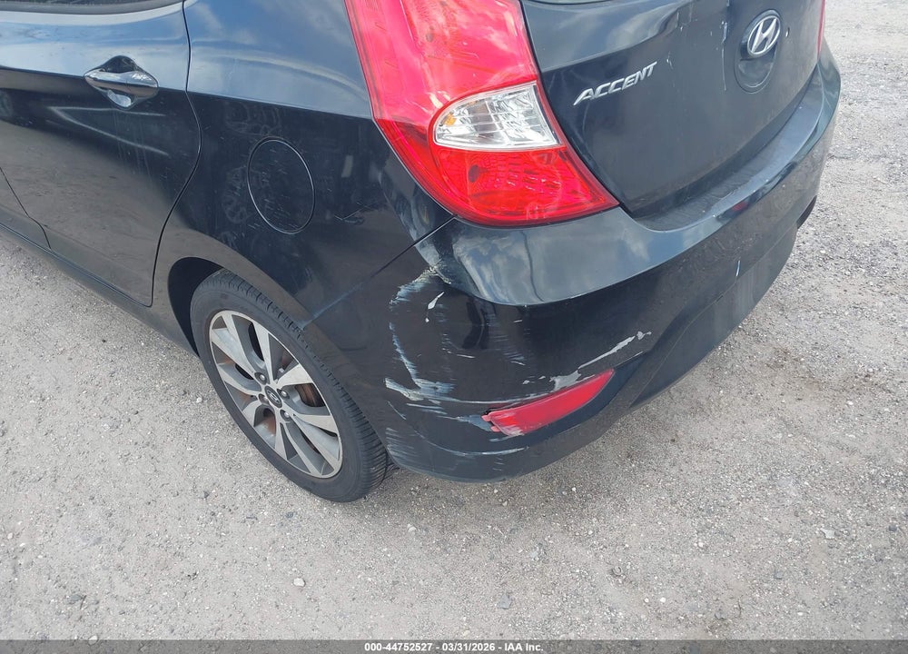 2017 HYUNDAI ACCENT SPORT VIN: KMHCU5AE9HU356164