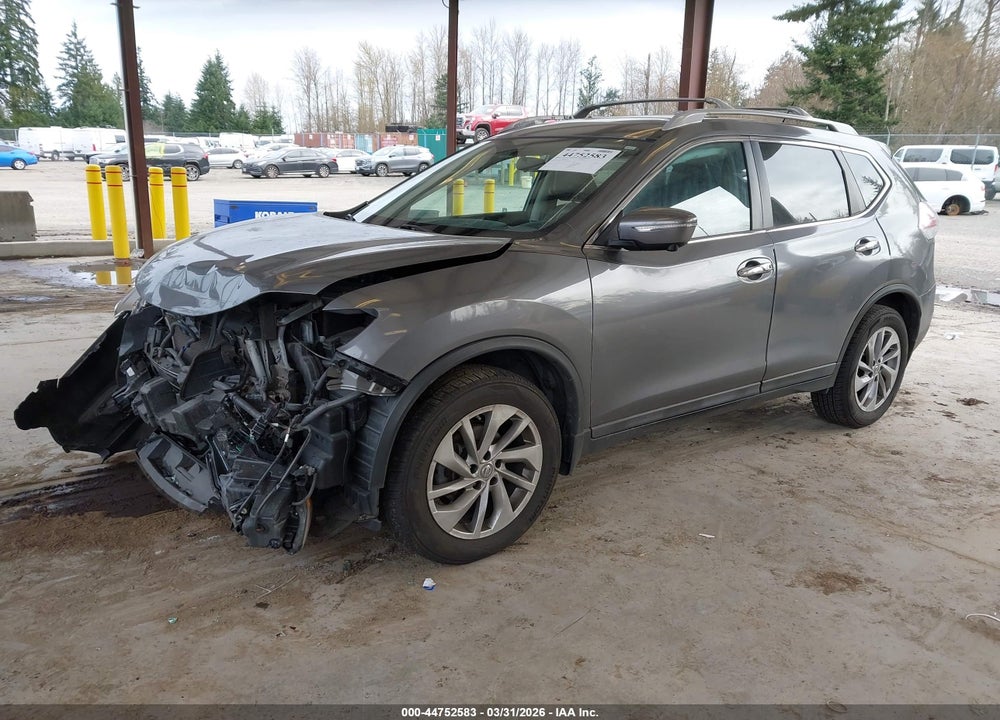 2015 NISSAN ROGUE SL VIN: 5N1AT2MV8FC763223