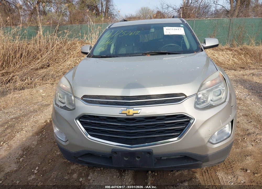2016 CHEVROLET EQUINOX LT VIN: 2GNALCEK6G1123427