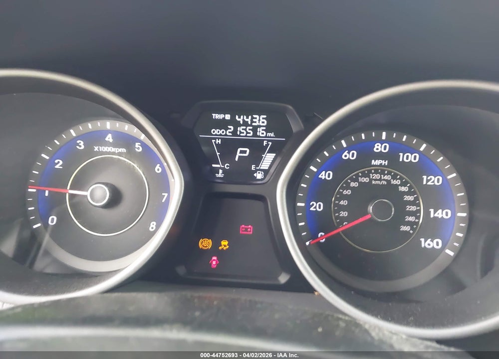 2011 HYUNDAI ELANTRA GLS (ULSAN PLANT) VIN: KMHDH4AE5BU099241
