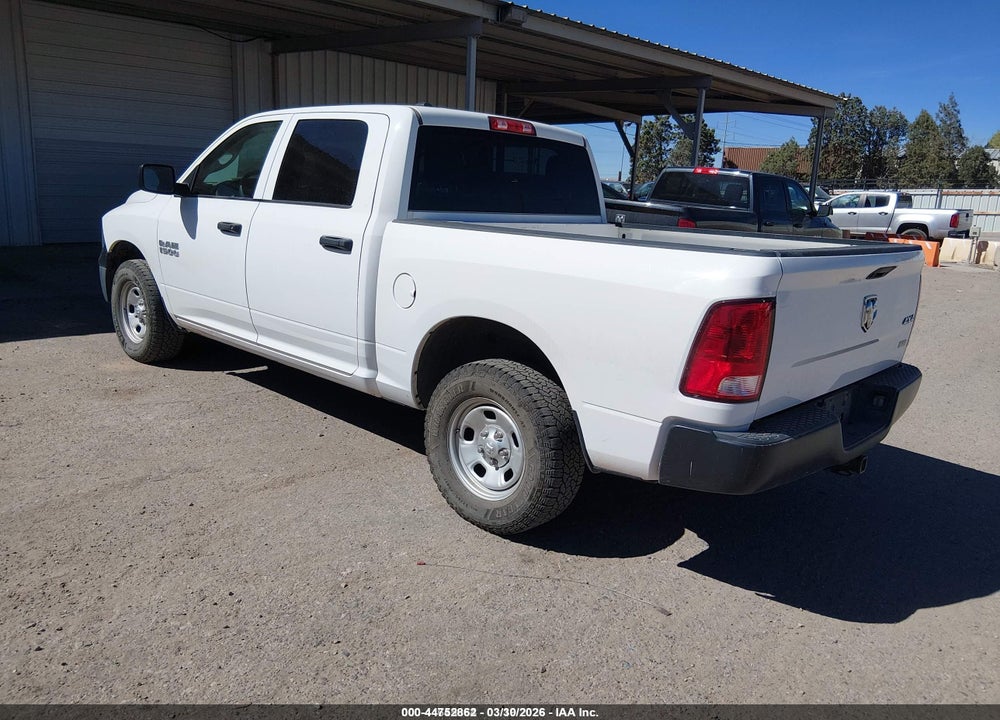2018 RAM 1500 TRADESMAN  4X4 5'7 BOX VIN: 1C6RR7KG3JS286519