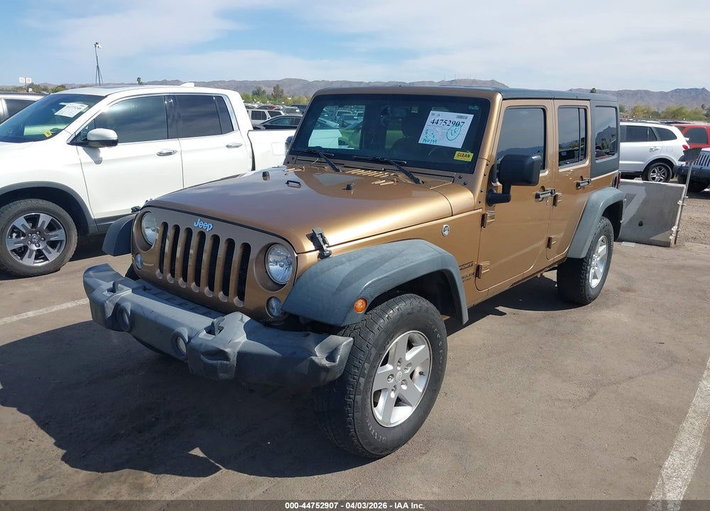 2015 JEEP WRANGLER UNLIMITED SPORT VIN: 1C4BJWDG1FL631797