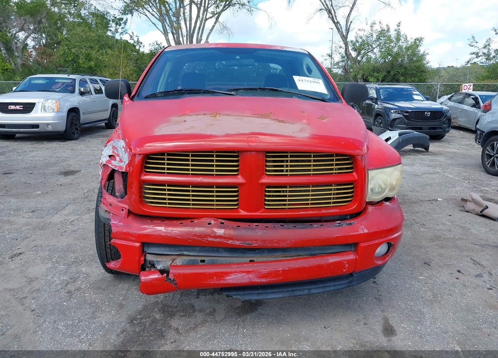 2003 DODGE RAM 1500 SLT/LARAMIE/ST VIN: 1D7HA18D23S262582