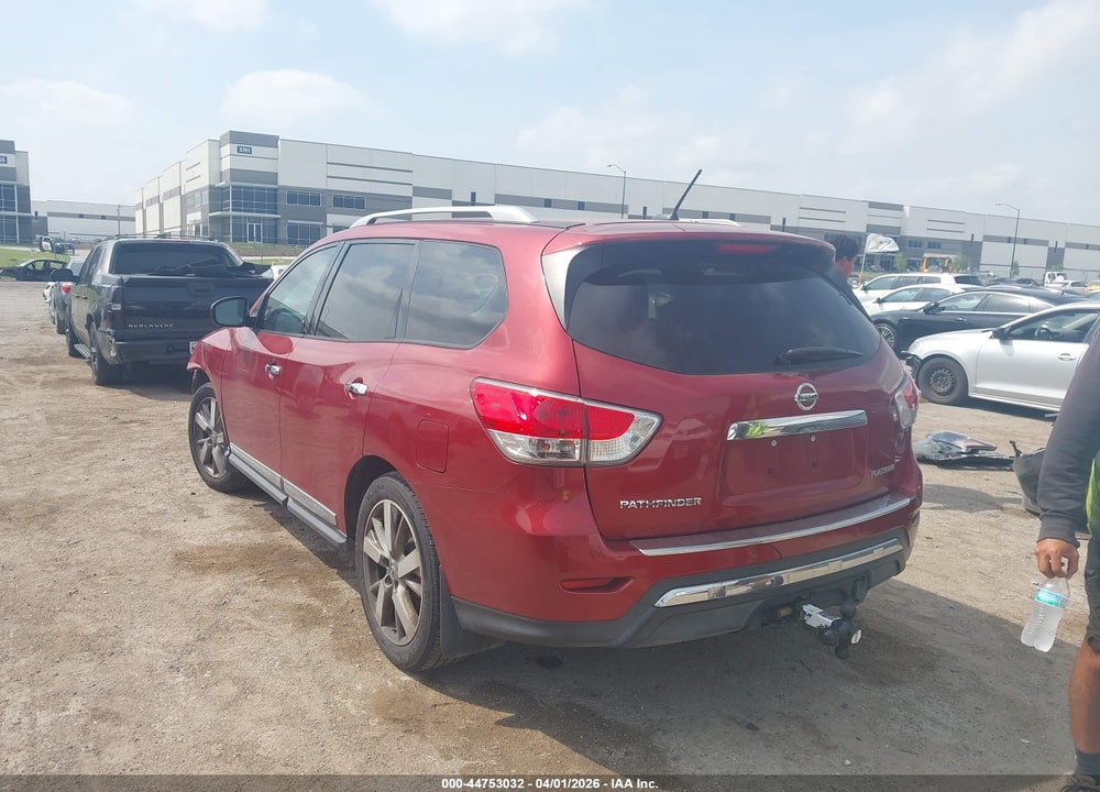 2015 NISSAN PATHFINDER PLATINUM VIN: 5N1AR2MN5FC719324