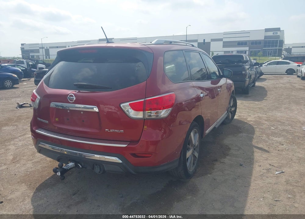 2015 NISSAN PATHFINDER PLATINUM VIN: 5N1AR2MN5FC719324