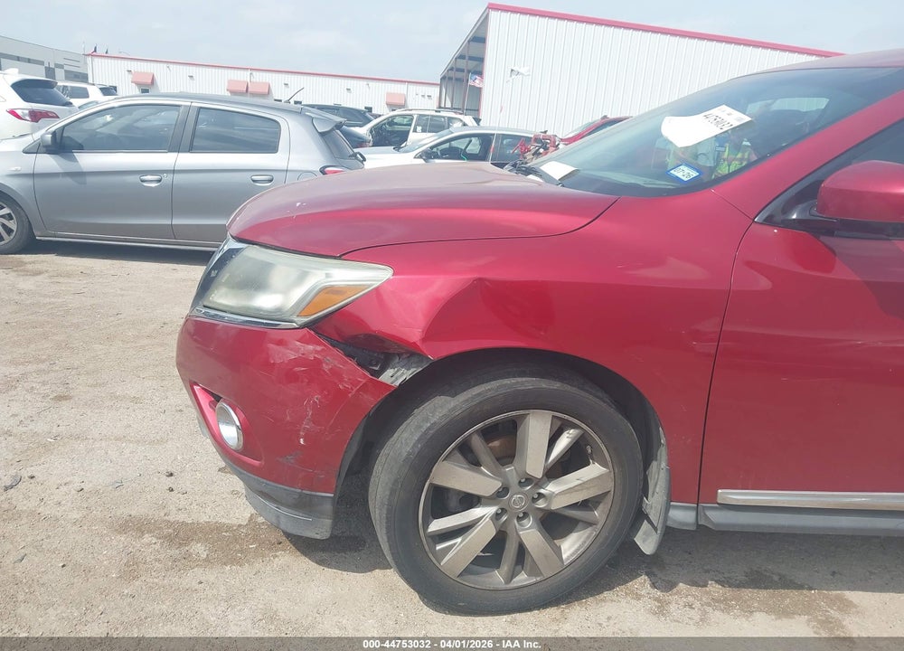 2015 NISSAN PATHFINDER PLATINUM VIN: 5N1AR2MN5FC719324