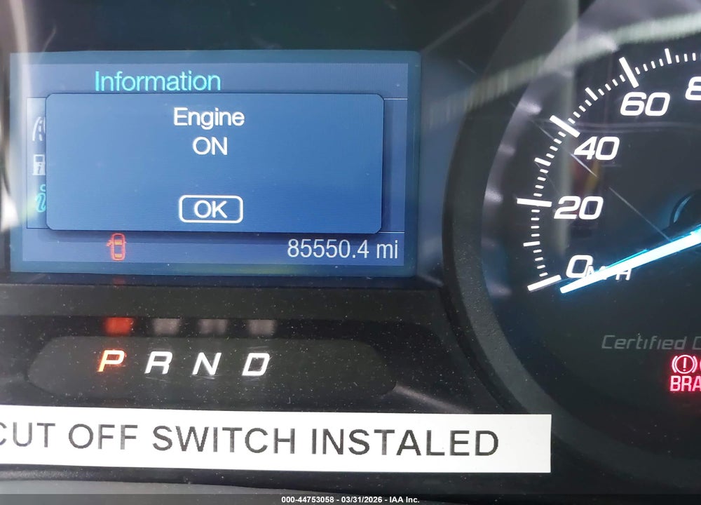 2015 FORD UTILITY POLICE INTERCEPTOR VIN: 1FM5K8AT4FGA28855
