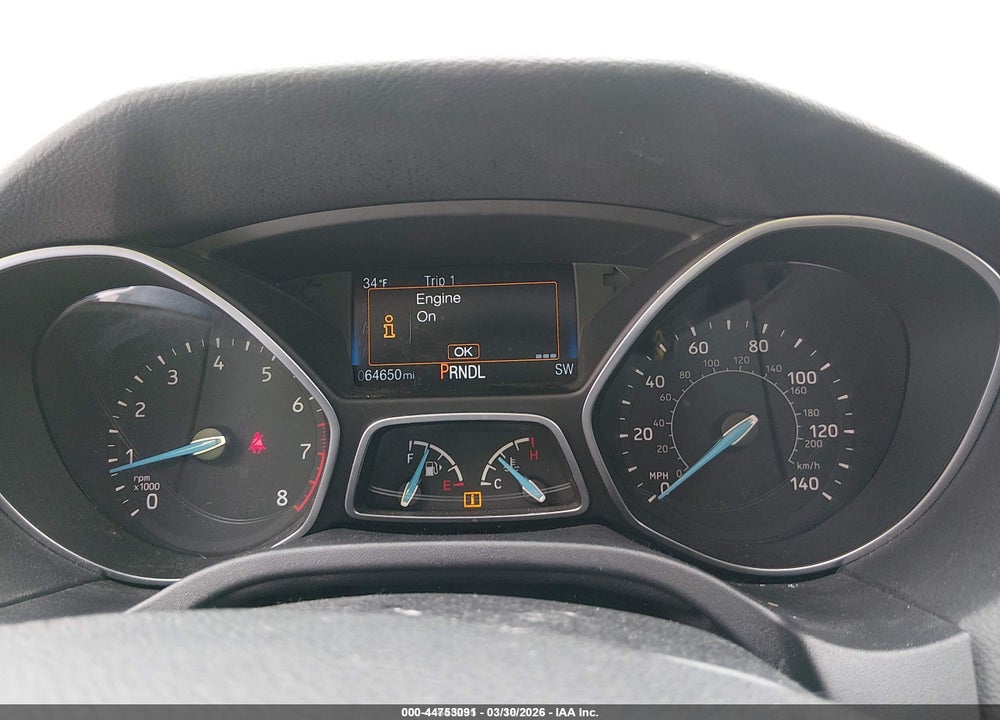 2018 FORD FOCUS SE VIN: 1FADP3F25JL327393