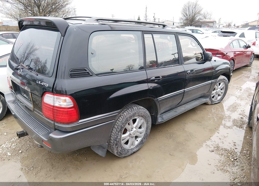 1999 LEXUS LX 470 VIN: JT6HT00W6X0051616