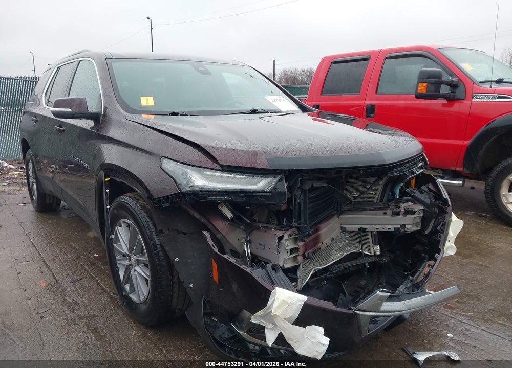 2022 CHEVROLET TRAVERSE AWD LT CLOTH VIN: 1GNEVGKW2NJ187087