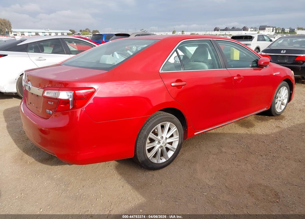 2012 TOYOTA CAMRY HYBRID XLE VIN: 4T1BD1FK2CU017757