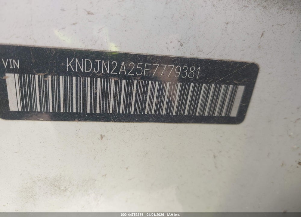 2015 KIA SOUL VIN: KNDJN2A25F7779381