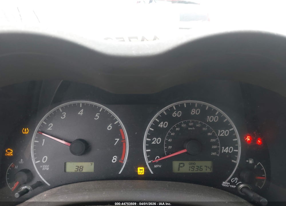 2010 TOYOTA COROLLA LE VIN: 2T1BU4EE3AC509371