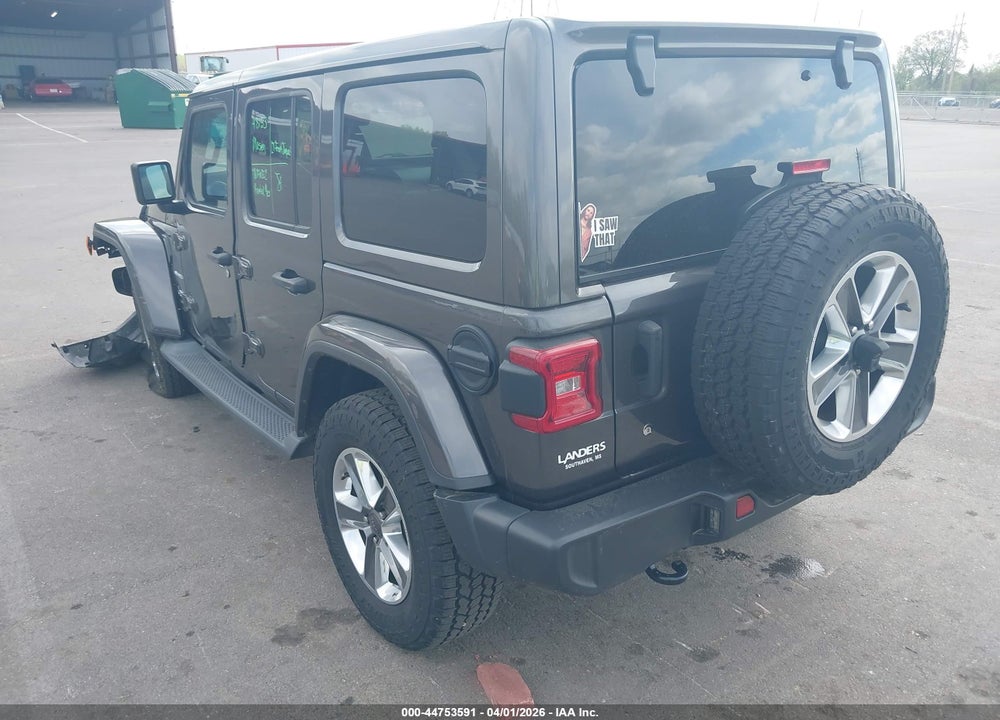 2019 JEEP WRANGLER UNLIMITED SAHARA 4X4 VIN: 1C4HJXEGXKW619669