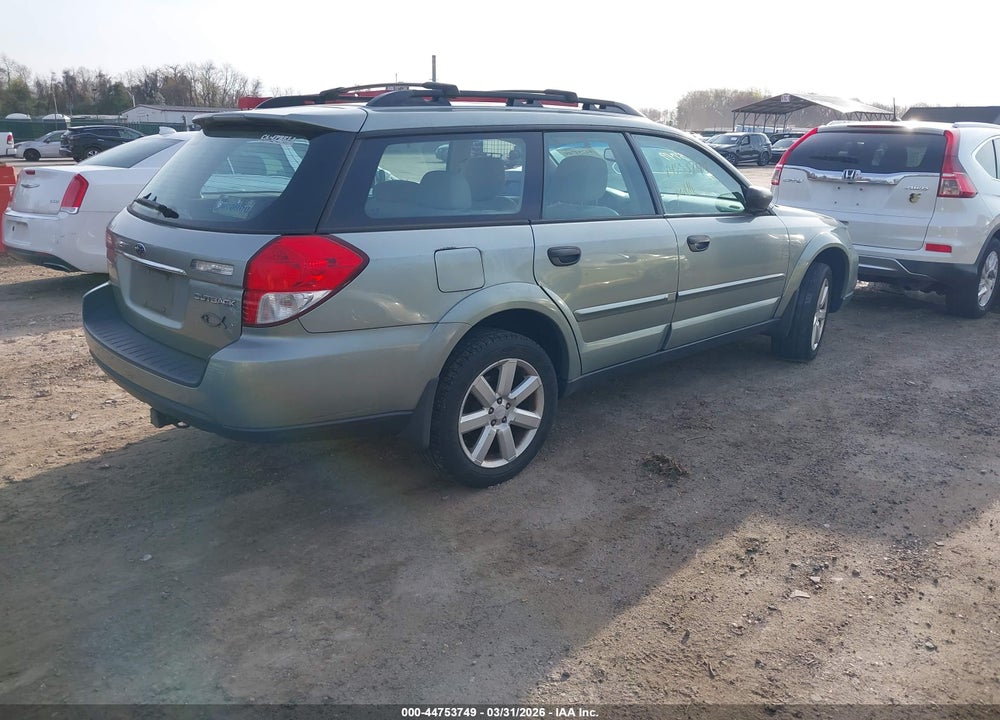 2009 SUBARU OUTBACK 2.5I VIN: 4S4BP61C897345311