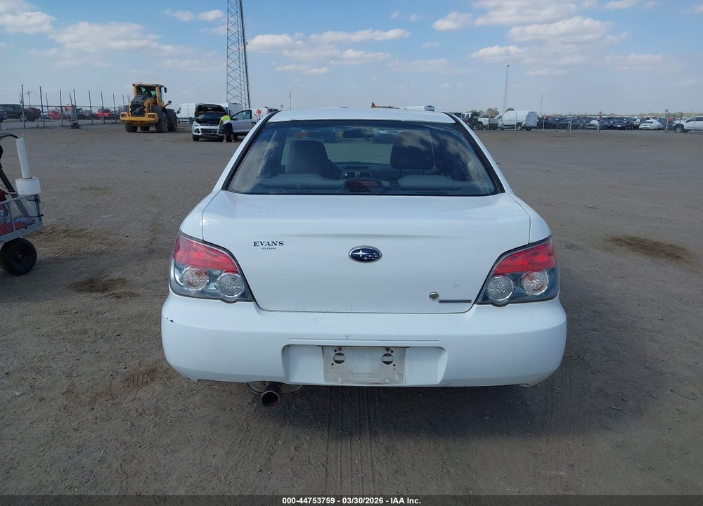 2006 SUBARU IMPREZA 2.5I VIN: JF1GD67696H525610