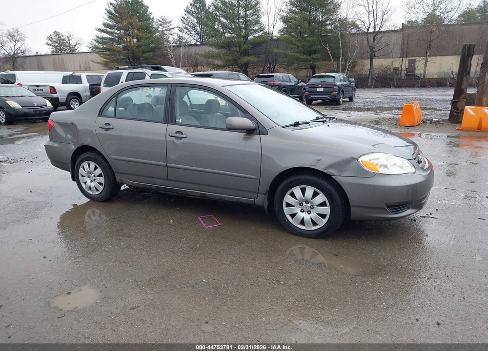 2004 TOYOTA COROLLA LE VIN: 2T1BR38E44C303391