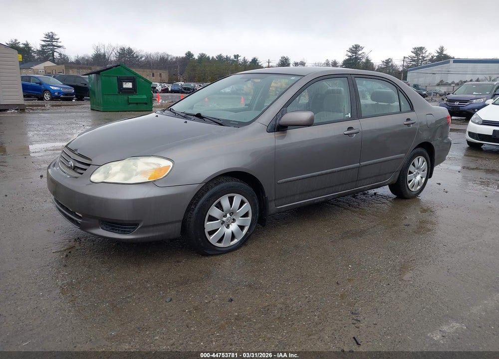 2004 TOYOTA COROLLA LE VIN: 2T1BR38E44C303391