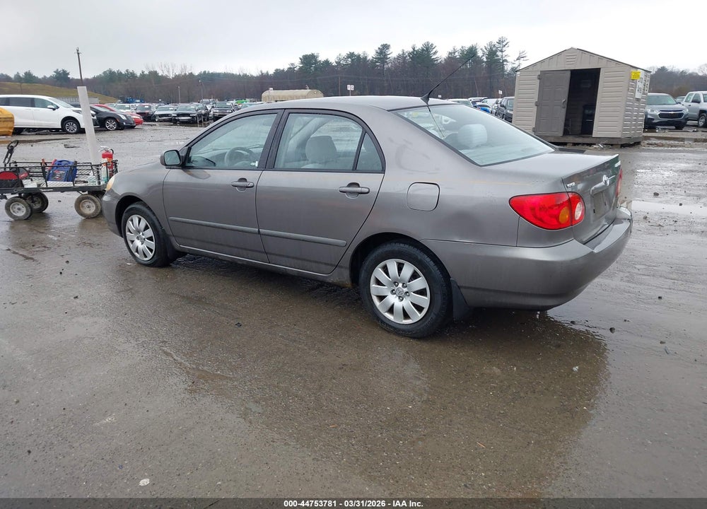 2004 TOYOTA COROLLA LE VIN: 2T1BR38E44C303391
