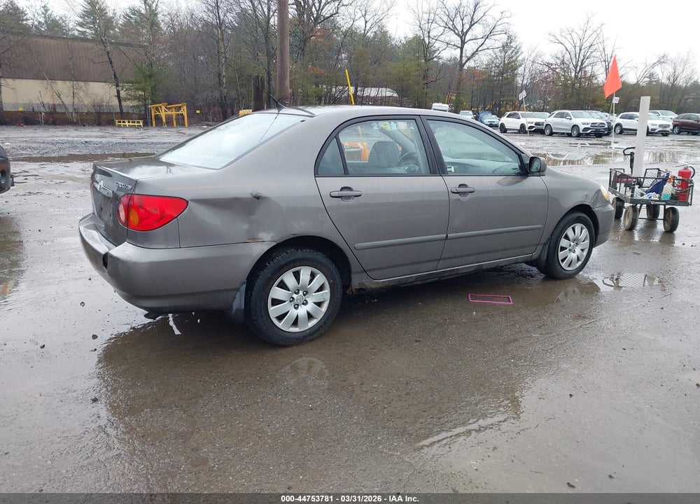 2004 TOYOTA COROLLA LE VIN: 2T1BR38E44C303391