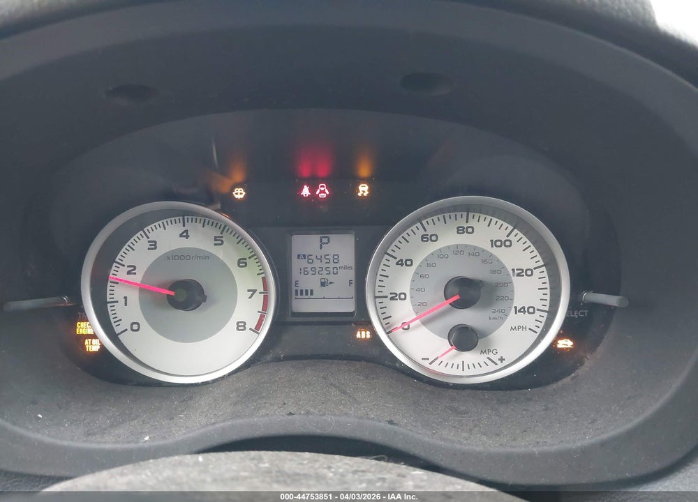 2014 SUBARU IMPREZA 2.0I VIN: JF1GPAA69E8229696