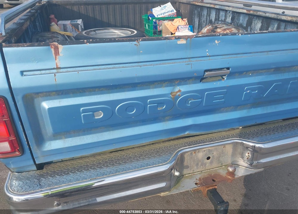 1989 DODGE W-SERIES W100 VIN: 1B7HM06X0KS130573