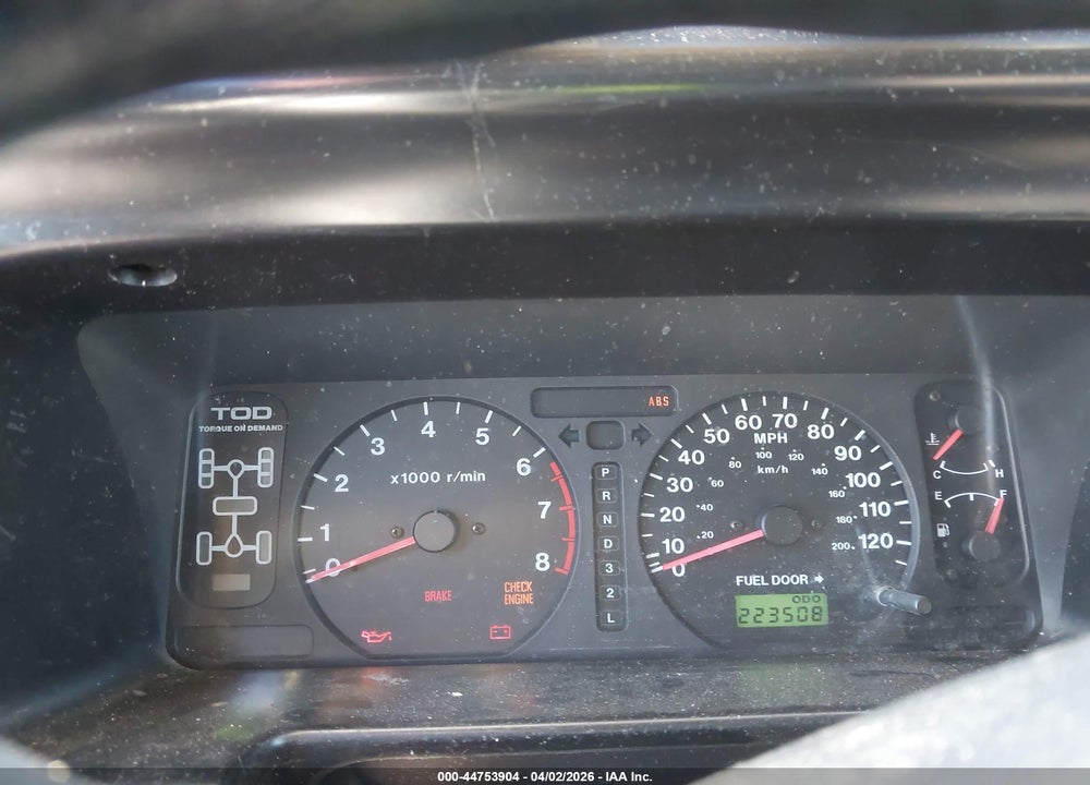 1999 ISUZU TROOPER S VIN: JACDJ58X9X7910537