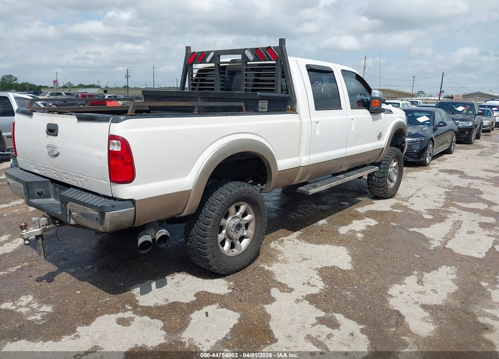 2012 FORD F-250 LARIAT VIN: 1FT7W2BT4CEA37057