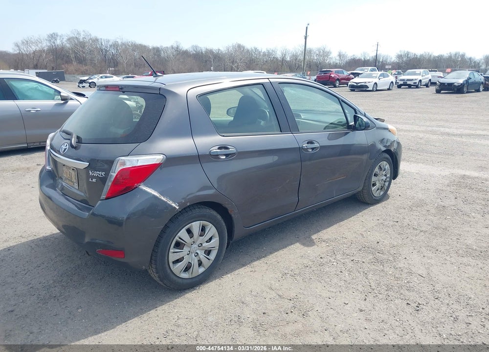 2012 TOYOTA YARIS LE VIN: JTDKTUD34CD525653