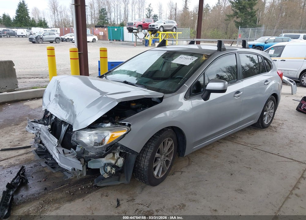 2013 SUBARU IMPREZA 2.0I PREMIUM VIN: JF1GPAB67D2897366