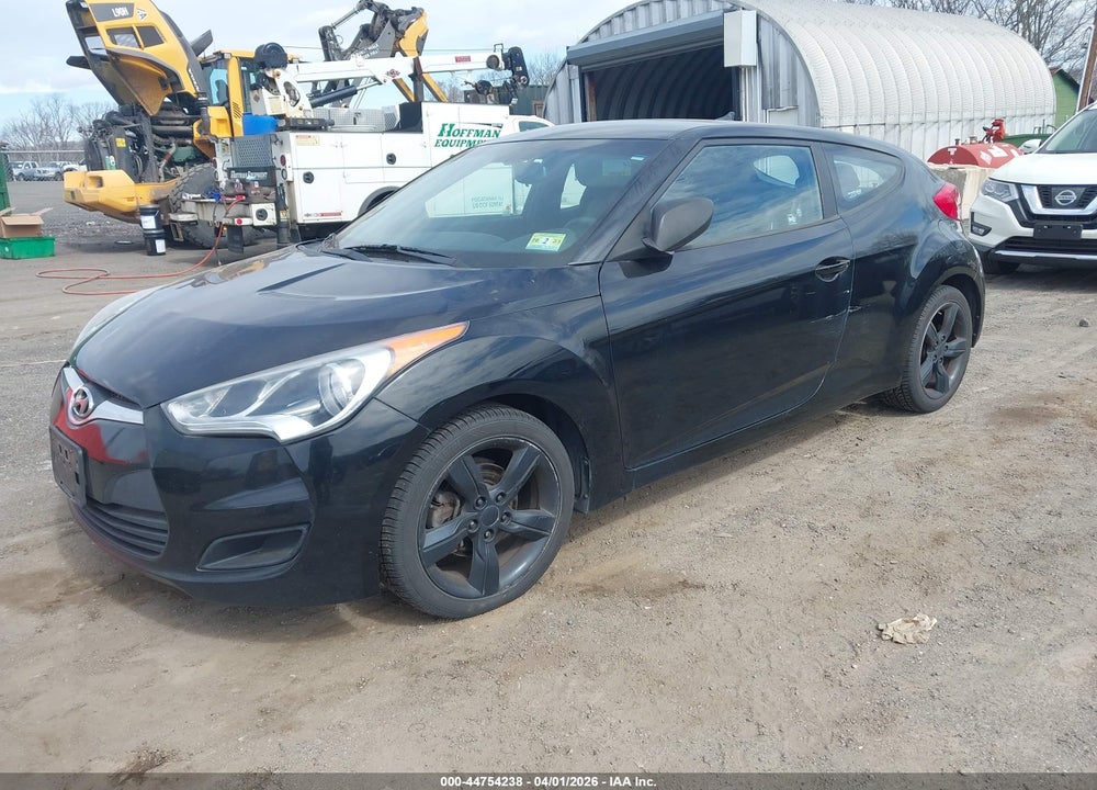 2013 HYUNDAI VELOSTER BASE W/BLACK VIN: KMHTC6AD1DU097213
