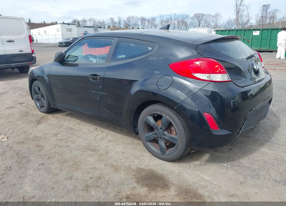 2013 HYUNDAI VELOSTER BASE W/BLACK VIN: KMHTC6AD1DU097213