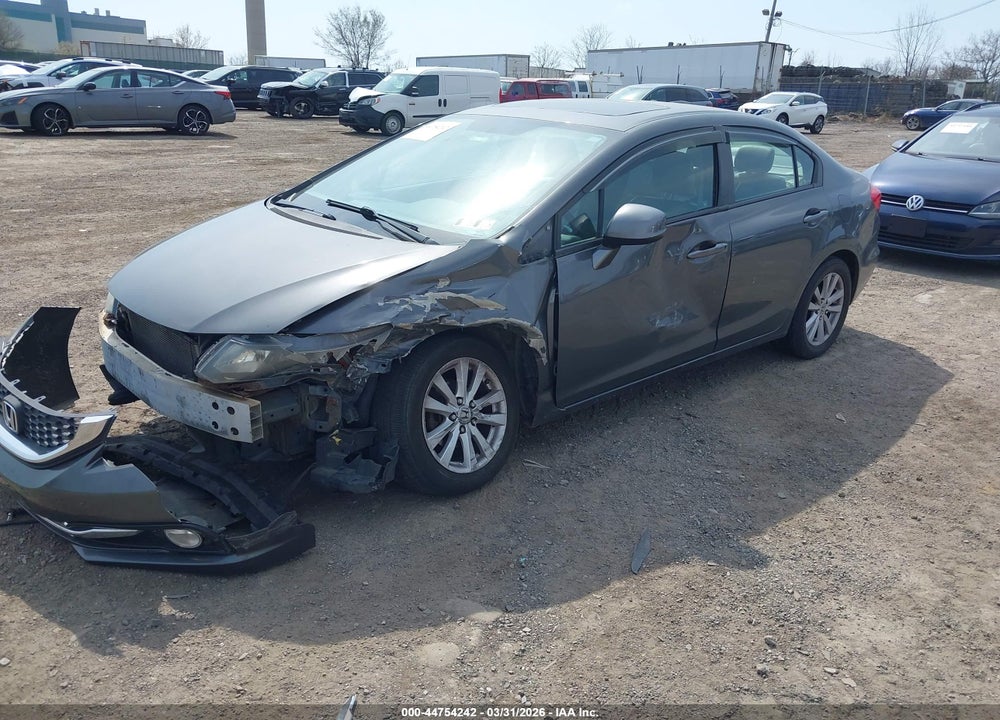 2012 HONDA CIVIC SDN EX-L VIN: 2HGFB2F97CH553459