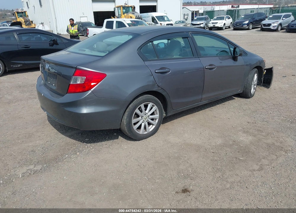 2012 HONDA CIVIC SDN EX-L VIN: 2HGFB2F97CH553459