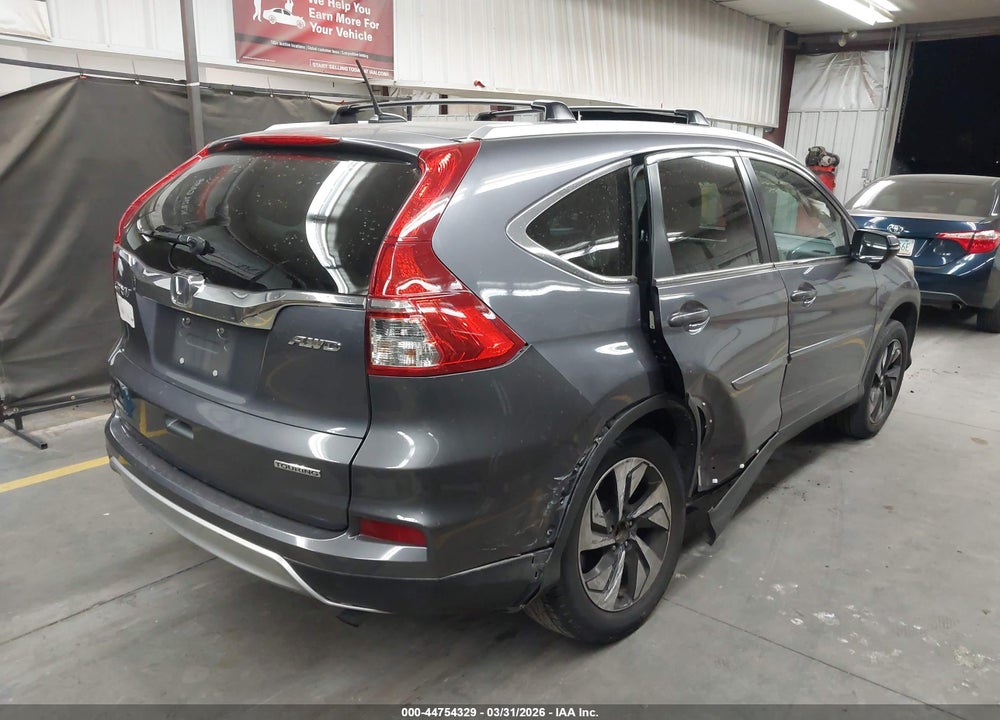 2015 HONDA CR-V TOURING VIN: 5J6RM4H91FL132885