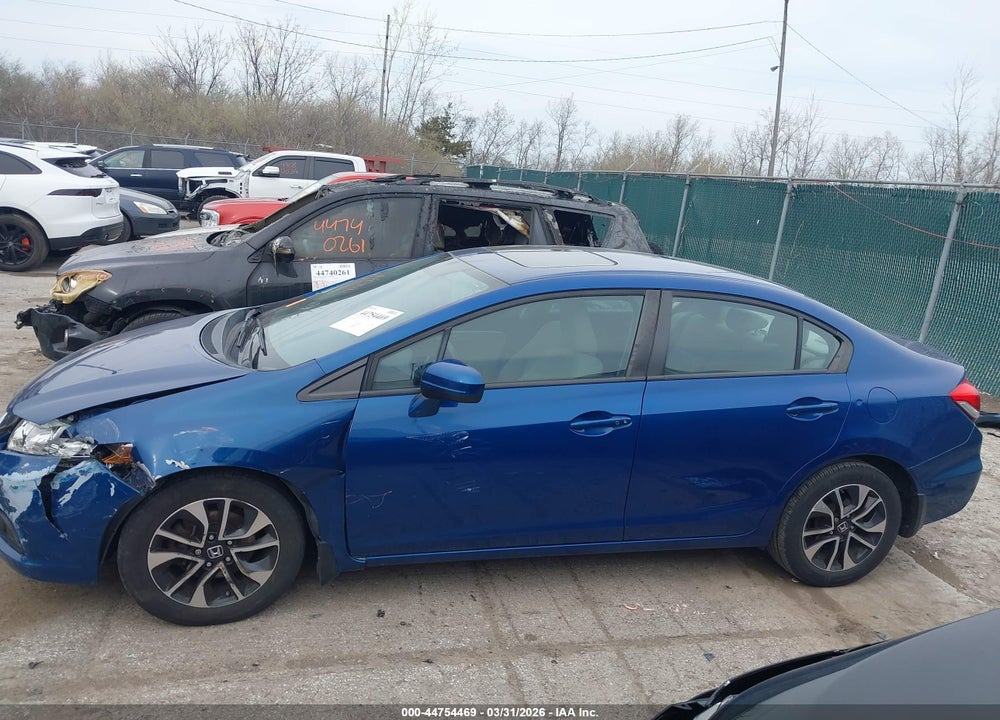 2014 HONDA CIVIC EX VIN: 19XFB2F84EE244472