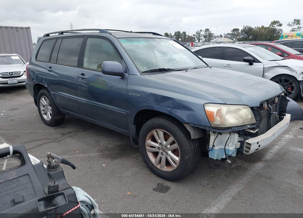 2006 TOYOTA HIGHLANDER HYBRID LTD VIN: JTEEW21A960008240