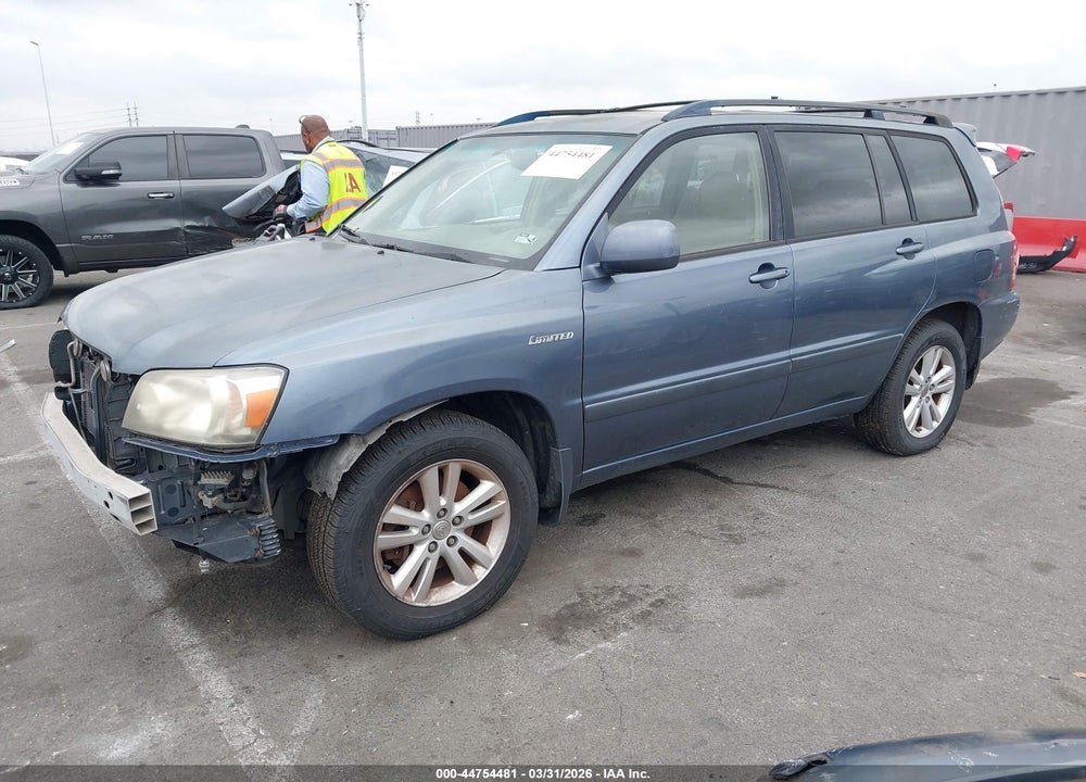 2006 TOYOTA HIGHLANDER HYBRID LTD VIN: JTEEW21A960008240