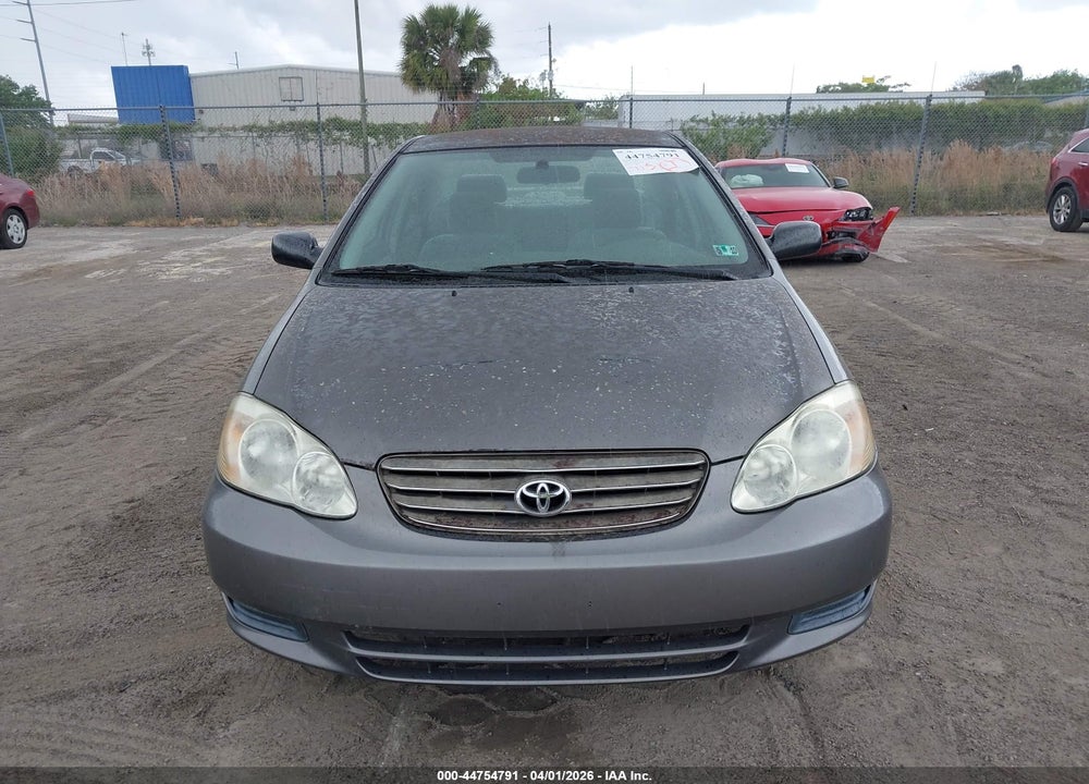 2003 TOYOTA COROLLA CE VIN: 2T1BR32E13C120487