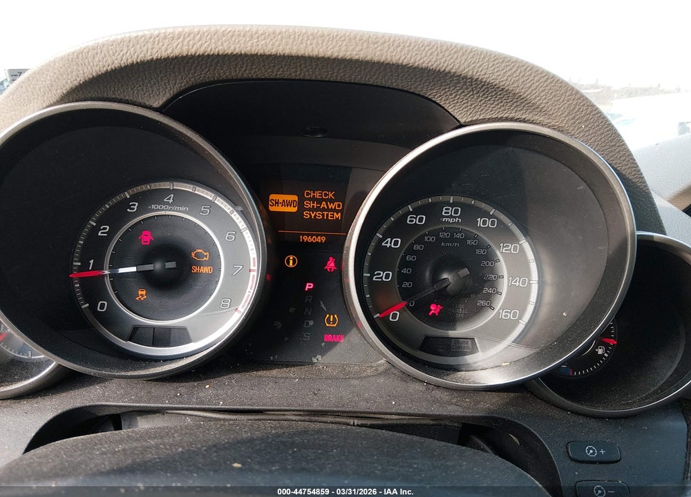 2011 ACURA MDX TECHNOLOGY PACKAGE VIN: 2HNYD2H69BH506978