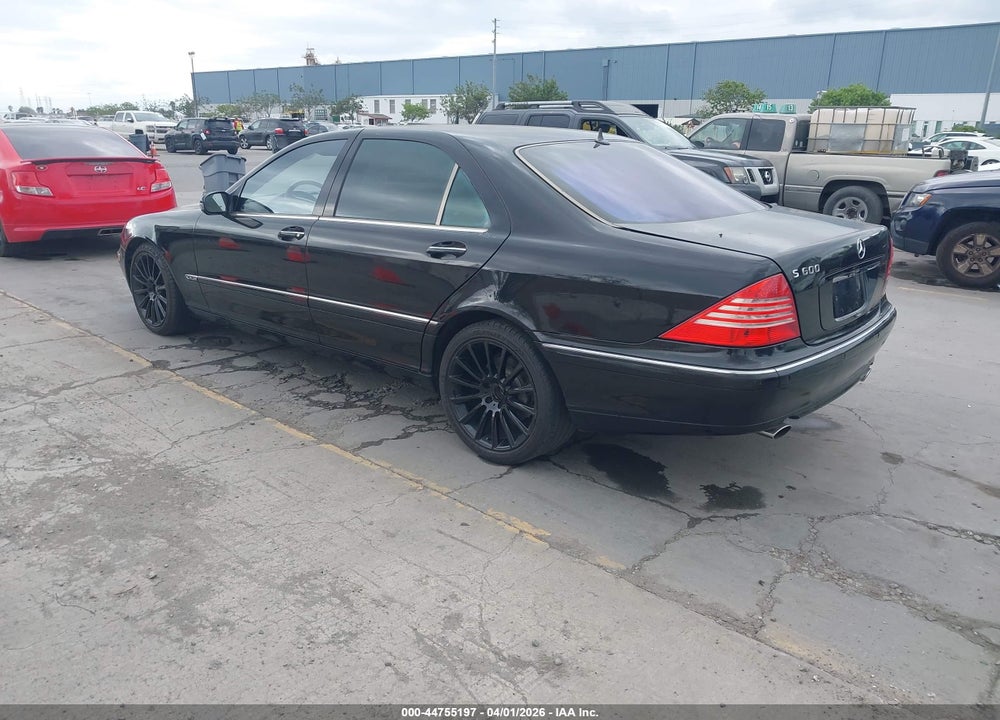 2001 MERCEDES-BENZ S 600 VIN: WDBNG78J11A208437