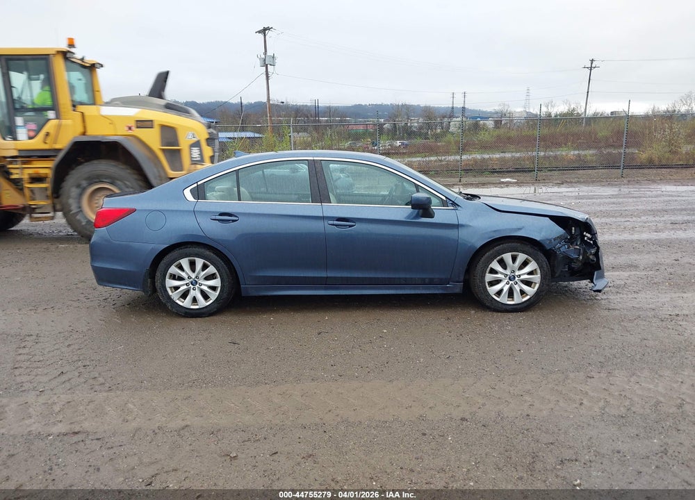 2016 SUBARU LEGACY 2.5I PREMIUM VIN: 4S3BNBD62G3034681