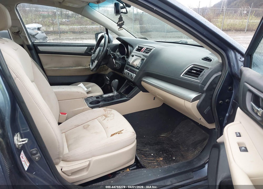 2016 SUBARU LEGACY 2.5I PREMIUM VIN: 4S3BNBD62G3034681