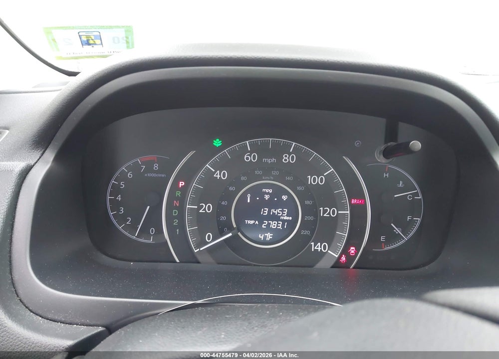 2012 HONDA CR-V EX VIN: JHLRM4H55CC018633