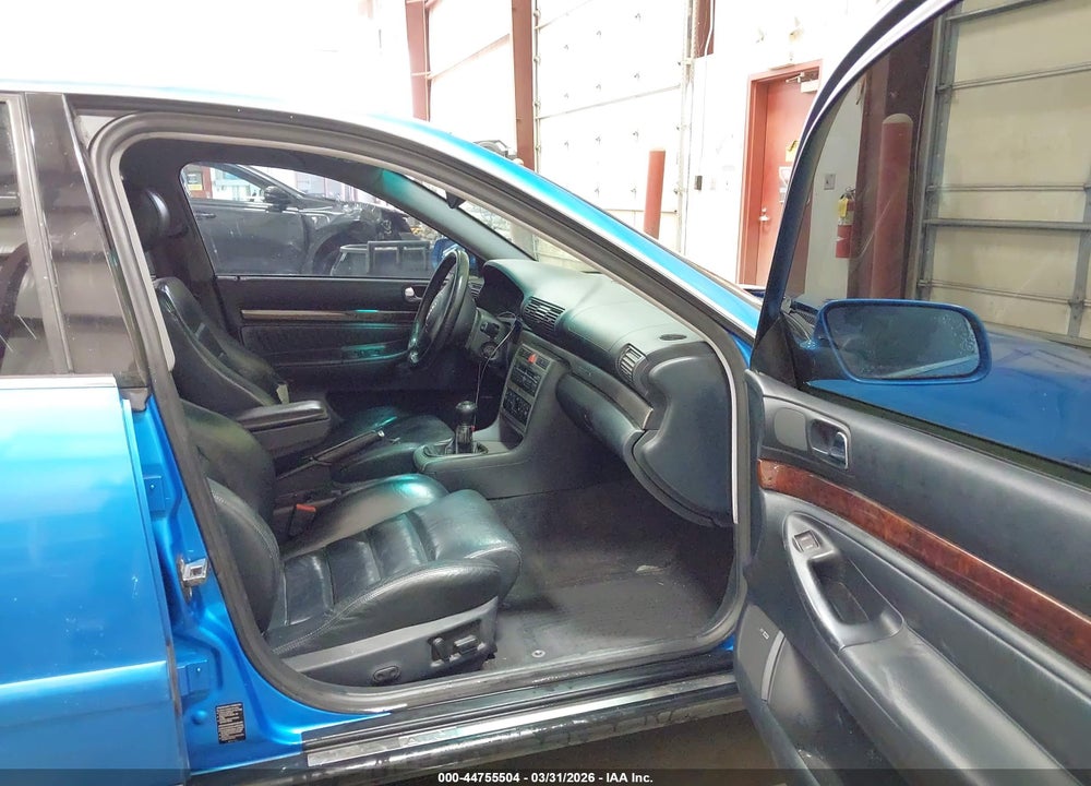 1999 AUDI A4 2.8 VIN: WAUED28D4XA296736