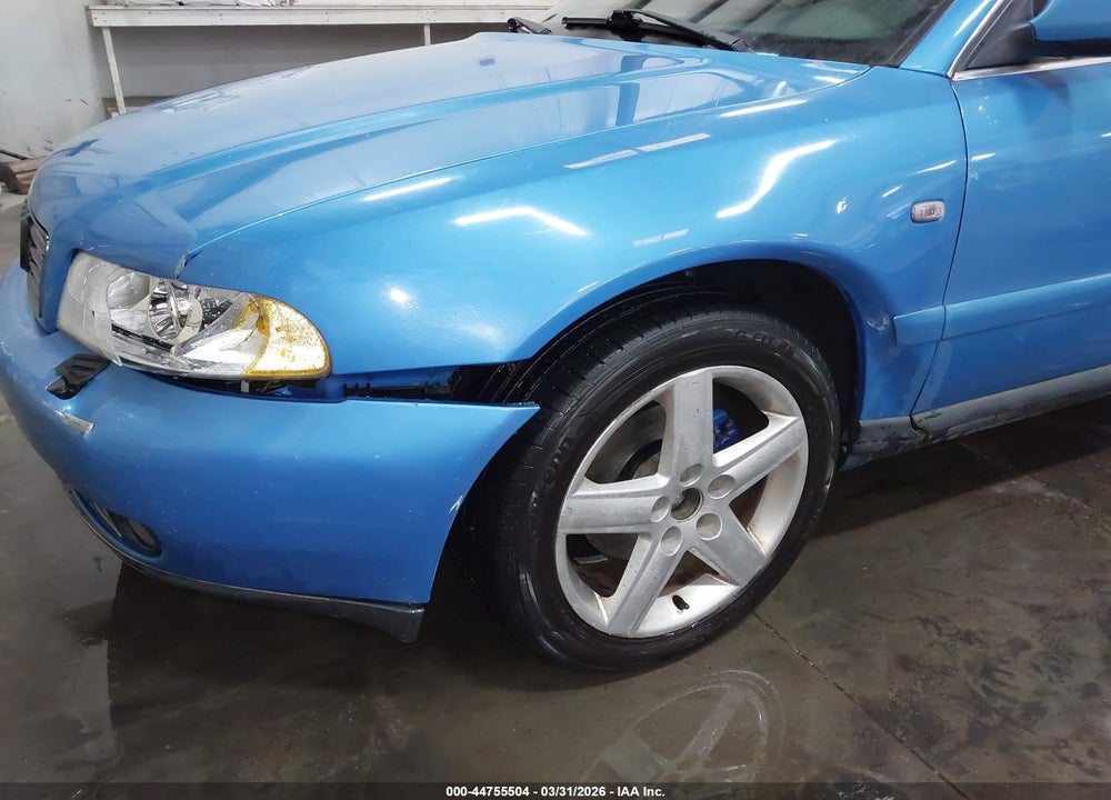 1999 AUDI A4 2.8 VIN: WAUED28D4XA296736