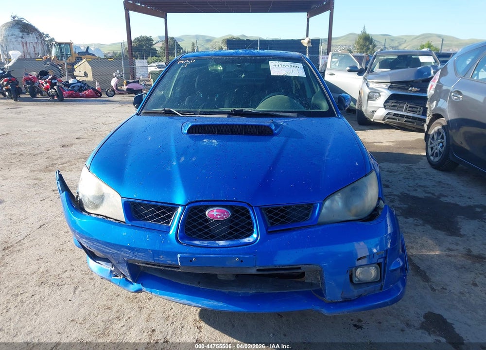 2006 SUBARU IMPREZA WRX VIN: JF1GD79696G521288