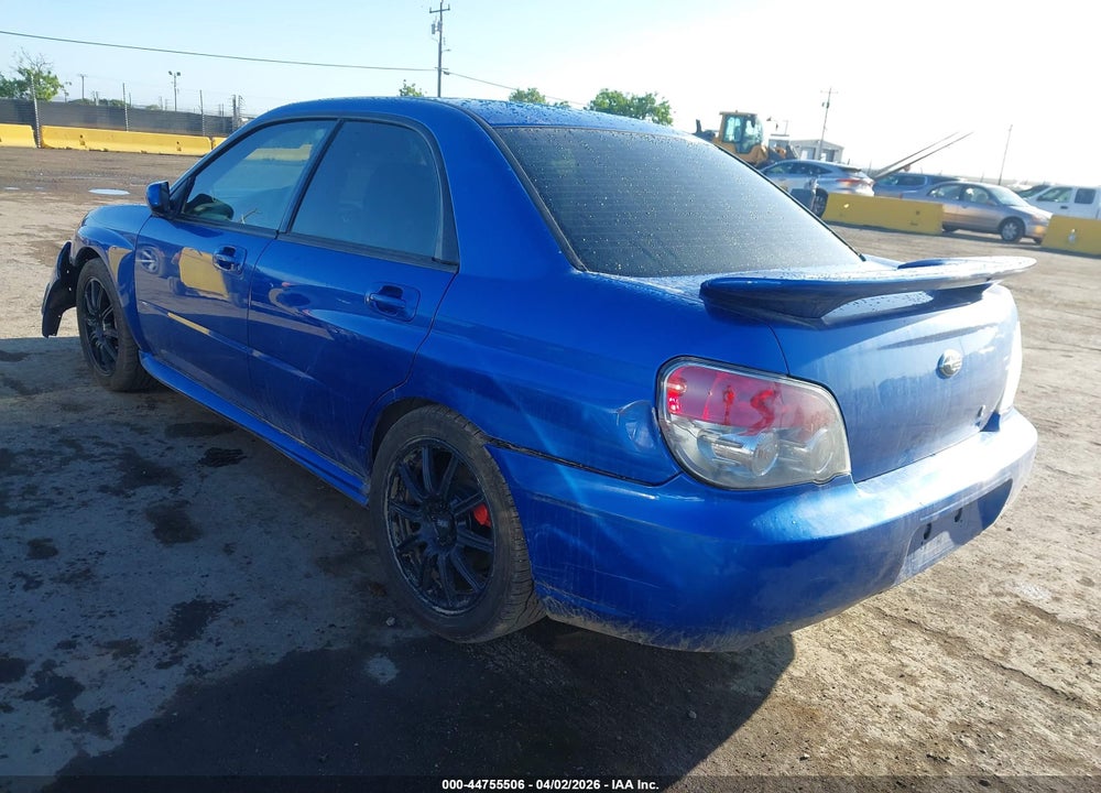 2006 SUBARU IMPREZA WRX VIN: JF1GD79696G521288